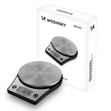 WOZINSKY Wozinsky WAK-651 Kuhinjska vaga s LCD ekranom, do 5 kg, crna