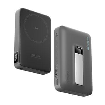 slomart Cuktech WPB100 10000 mAh Qi2 Magnetski Powerbank 30W sa stalkom - Crni
