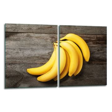 2x ZAŠTITNA PLOČA OD STAKLA ZA ŠTEDNJAK 40x52 BANANA