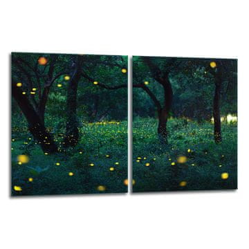 2x ZAŠTITNA PLOČA OD STAKLA ZA ŠTEDNJAK 40x52 EVENING