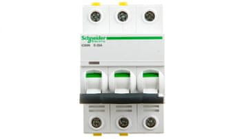 Schneider Automatski osigurač 3P D 25A 6kA AC iC60N-D25-3 Acti9 A9F05325