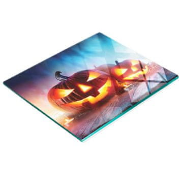 Stilizirana i izdržljiva staklena ploča s otiskom bundeve za Noć vještica 60x52 cm