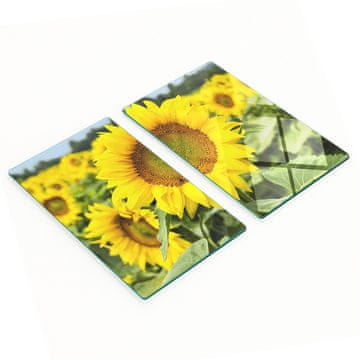 tulup.cz Višenamjenske ukrasne staklene ploče Polje suncokreta 2x30x52 cm