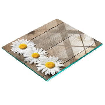 tulup.cz Staklena daska za posluživanje s grafikom, Daisy Wood, 60x52 cm