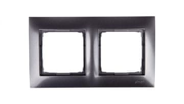 Simon 54 Premium dvostruki okvir antracit /za gipsane ploče/ DRK2/48