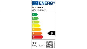 Okrugla ugradna svjetiljka 12W 960 lm Neutralna 4000K / GOL1DLRRN12