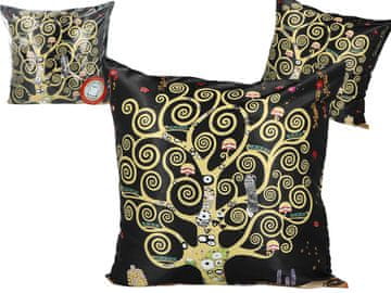 Carmani DEKORATIVNA NAVLAKA ZA JASTUK GUSTAV KLIMT PUNJENJE DRVO ŽIVOTA