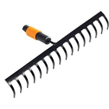 slomart Fiskars 16-zubne grablje, QuickFit glava, 400 mm