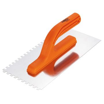 slomart Gleterica NEO TOOLS sa zubima, 270 x 125 mm, zub 6x6x6 mm, plastična drška