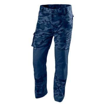 slomart NEO TOOLS radne hlače CAMO Navy, vel. L