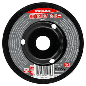 slomart Proline kosa brusilna ploča strugalica sitno nazubljena tip B 125 mm