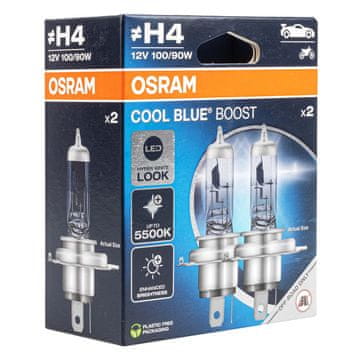 slomart Halogena žarulja Osram H4 Cool Blue Boost 12V 100/90W (2 kom)