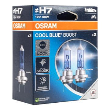slomart Halogena žarulja Osram H7 Cool Blue Boost 12V 80W (2 kom)