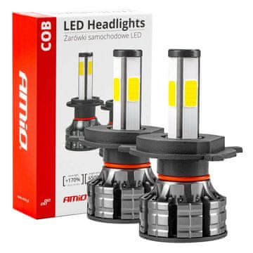 slomart AMiO LED žarulje za auto COB H4 6500K