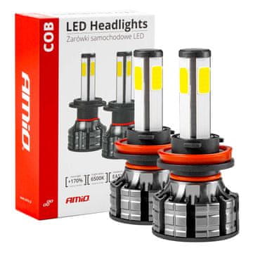 slomart AMiO LED žarulje za auto COB H8/H9/H11 6500K