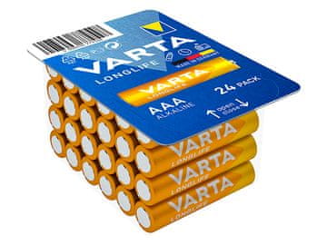 Bateria Varta Longlife AAA LR03 alkalne baterije, 1.5V, 24 kom