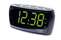 AD ADLER Radio budilica AD 1121, LED zaslon, AM/FM, Snooze