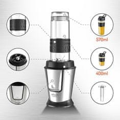 AD ADLER AD 4081 Osobni blender 800W, srebrni