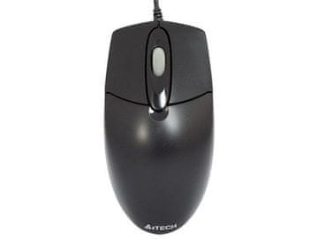 A4Tech Miš A4TECH OP-720, USB, crna, 1200 DPI