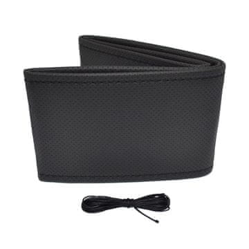 slomart Presvlaka za volan OTOM M, 38-39cm, perforirana eko koža, šivanje