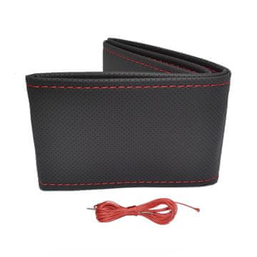 slomart Presvlaka za volan OTOM M, 38-39cm, perforirana eko koža, šivanje