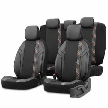 slomart OTOM horizon 1805 orange 3-zip komplet presvlaka za auto sjedala