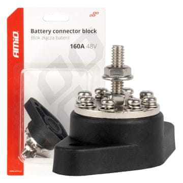 Blok AMiO 8-struki sabirnički blok (+/-), M8, max 160A