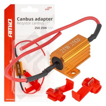 slomart AMiO CANBUS otpornik za LED žarulje, 25Ω 25W