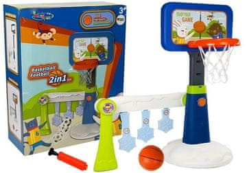 slomart LEAN TOYS dječji košarkaški set s igrom na bodove