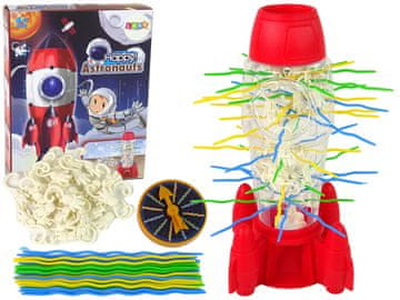 slomart LEAN TOYS Igra Zgrada Raketa Kotač Igre s Astronautima