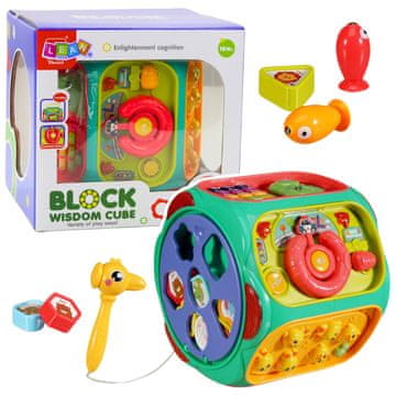 slomart LEAN TOYS Pametna kocka 8u1 sa zvukovima i svjetlima