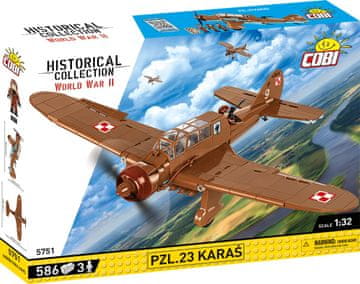 slomart COBI KLOCKI PZL.23 Karaś - Model aviona za slaganje (1:32)
