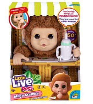 slomart Little Live Pets Interaktivna igračka majmun