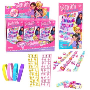 slomart Set za izradu narukvica DIY LEAN TOYS, s privjescima, slovima