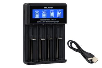 slomart BLOW USB punjač XN-110 za 18650/AA/AAA s LCD-om