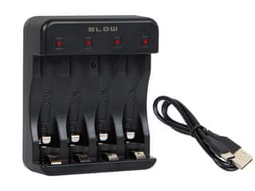 slomart BLOW USB punjač XN-108 AA/AAA s LED indikatorom