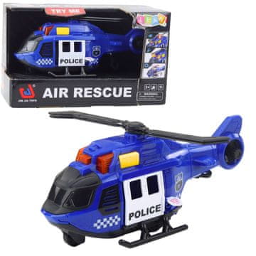 slomart Policijski helikopter sa svjetlosnim, zvučnim efektima i dizalicom