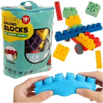 slomart ISO TRADE Set 80 gumeno-senzorijalnih kocki