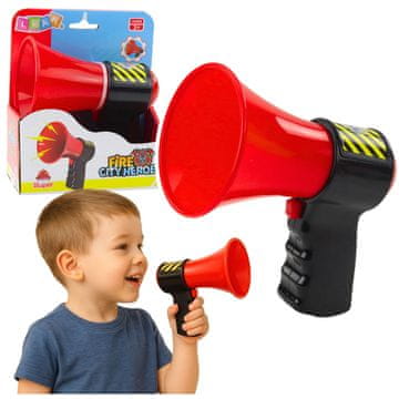 slomart LEAN TOYS interaktivni vatrogasni megafon sa zvučnim efektima