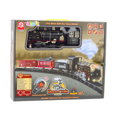 slomart LEAN TOYS električni vlak "Classical Train" RC, dim, svjetla, zvuk, 22 el.