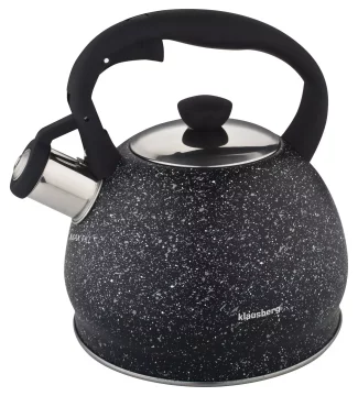 slomart Tradicionalni čajnik KLAUSBERG 2L, crni mramor