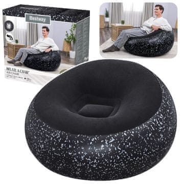 slomart BESTWAY Naslonjač na napuhavanje Inflate A Chair (crni)