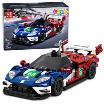 slomart LEAN TOYS Konstrukcijske Kocke Sportski Auto GT2016, Vitrina, 347 el.