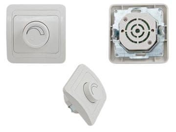 slomart ATL Rotacijski prigušivač svjetla 600W, pearl white (AG132)