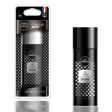 slomart AROMA CAR prestige osvježivač zraka, sprej srebrni