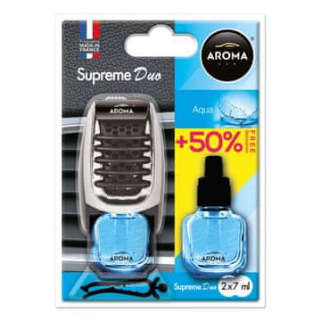 slomart AROMA CAR Aroma Supreme Duo osvježivač za auto, aqua