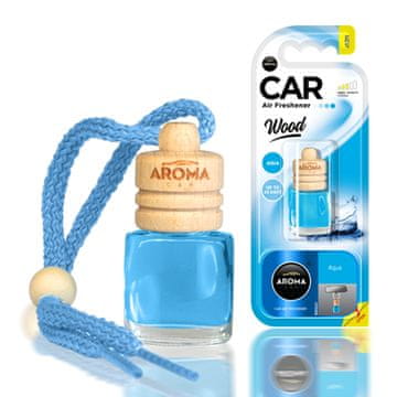 slomart AROMA CAR Aroma Wood osvježivač za auto, miris aqua