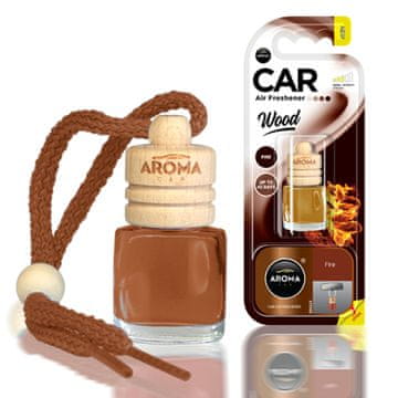 slomart AROMA CAR Aroma Wood osvježivač za auto, miris vatre