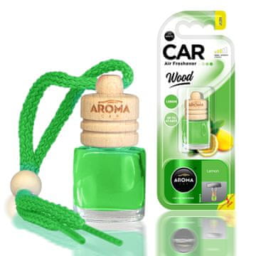 slomart AROMA CAR Aroma Wood osvježivač za auto, miris limuna