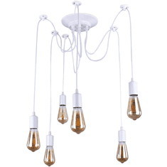 LAMPA ATL Stropni luster "Pauk" ZD74B, 6 krakova, bijeli